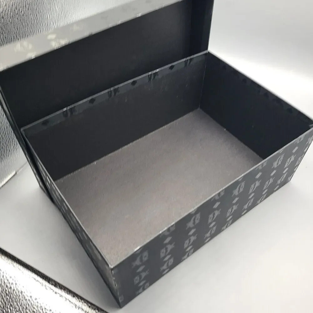 MCM Shoe Box (Empty) Black Logo 12.5